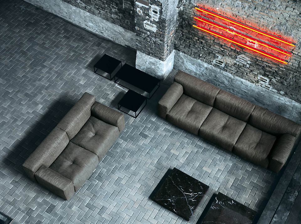 Sofa Softwall von Living Divani  Sofa Softwall von Living Divani