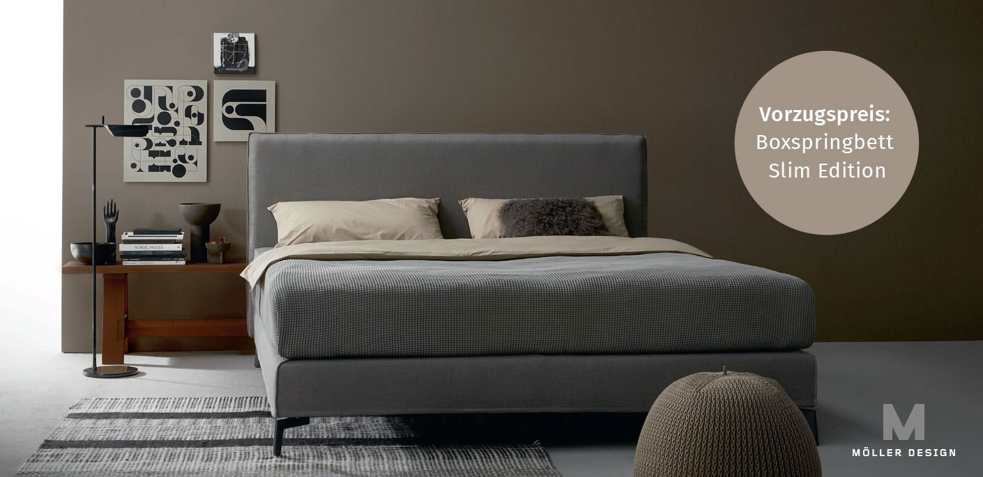 Slim Edition Boxspringbett von Möller Design