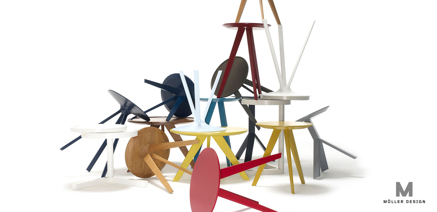 Möller Design Wood Fellas Tischfamilie