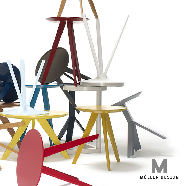 Möller Design Wood Fellas Tischfamilie