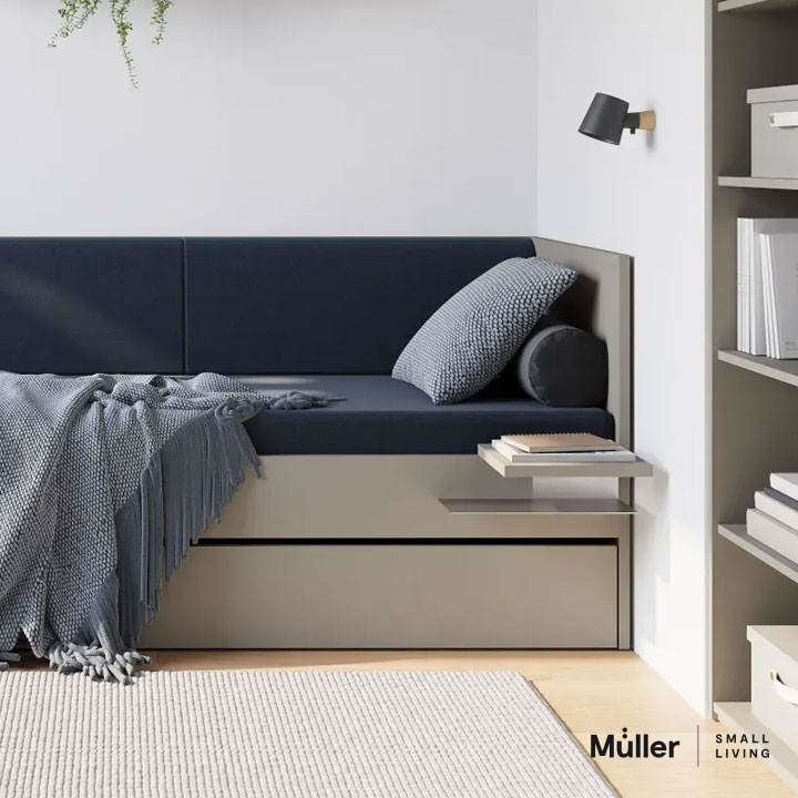 Müller Small Living - CORNER Bett