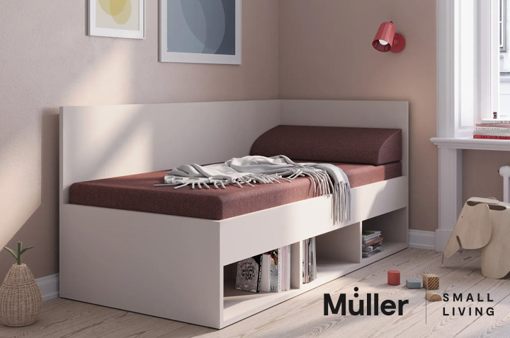 Müller Small Living - CORNER Bett 10 % sparen Müller Small Living - CORNER Bett 10 % sparen