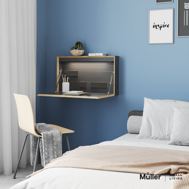 Müller Small Living / Müller Möbelwerkstätten - FLATBOX Wandsekretär