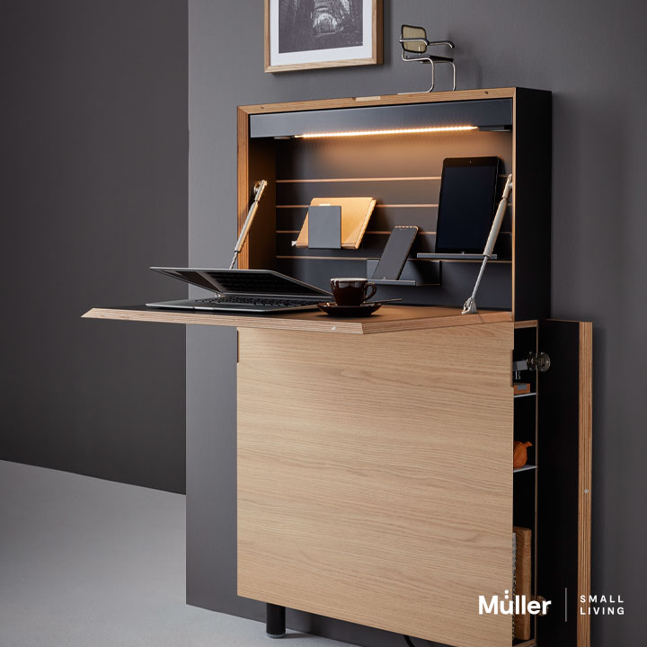 Müller Small Living / Müller Möbelwerkstätten - FLATMATE Sekretär