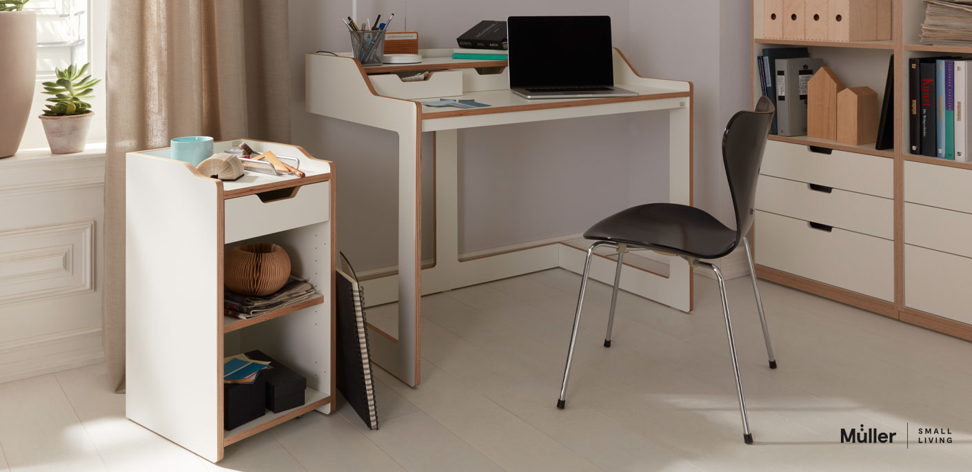 Müller Small Living / Müller Möbelwerkstätten - PLANE Sekretär und Container
