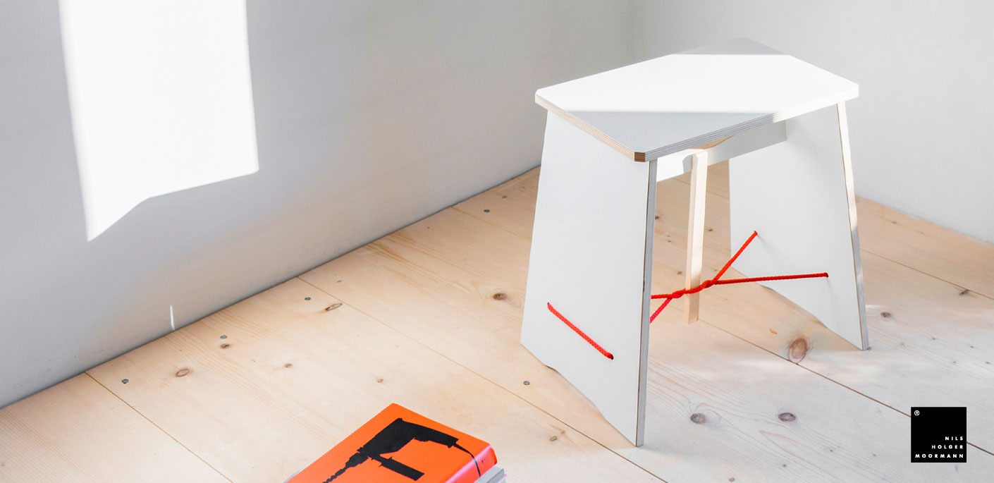 Nils Holger Moormann Hocker Strammer Max