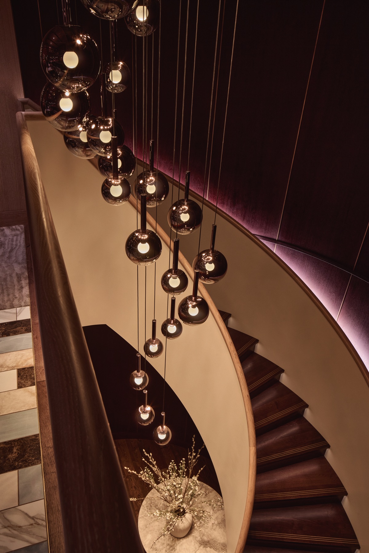 Occhio Case Row on 5 London Lunanova Chandelier Occhio Case Row on 5 London Lunanova Chandelier