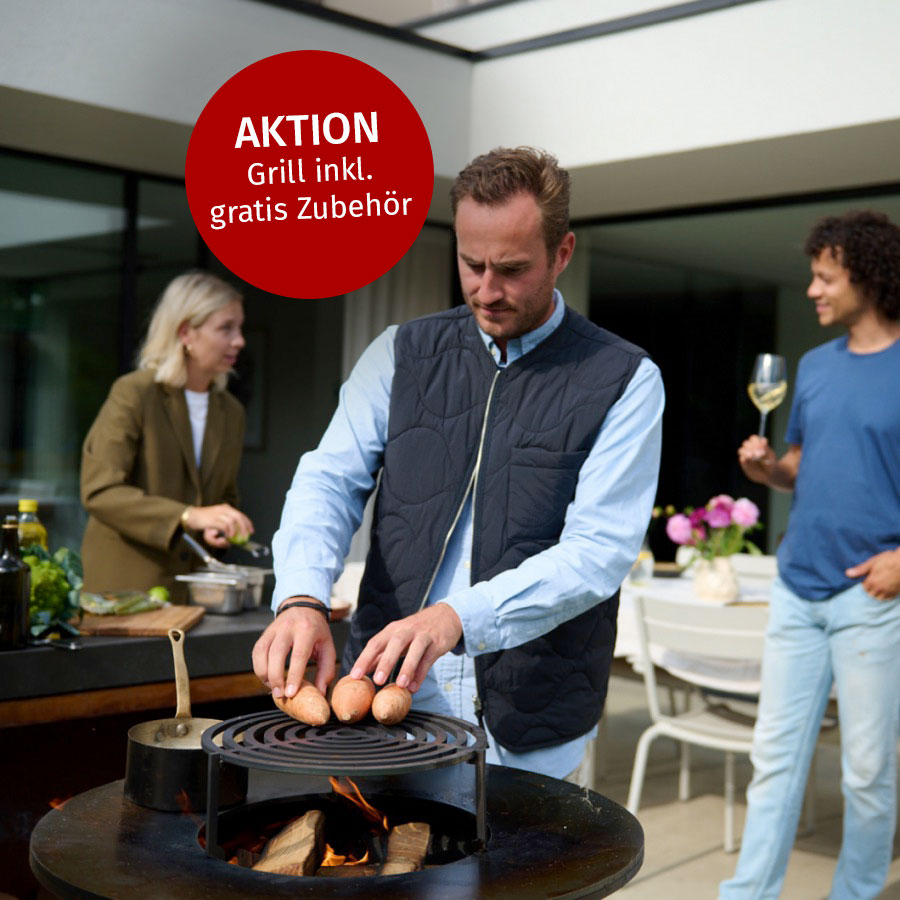 Aktion: OFYR 75 Corten Grill inkl. gratis Zubehör