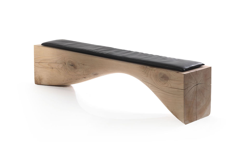 Riva 1920 Bank Curve Bench