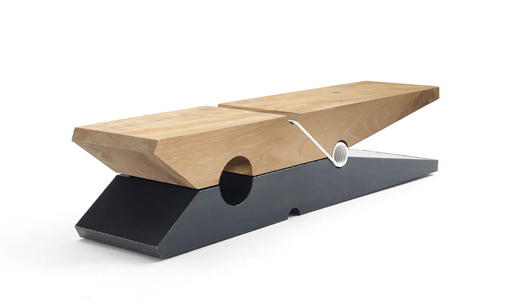 Riva 1920 Bank Molletta Wood + Iron