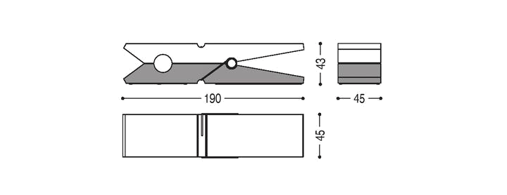 Riva 1920 Bank Molletta Wood + Iron