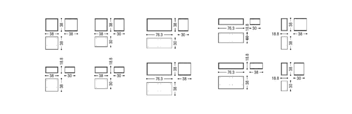 Riva 1920 Bücherregal Freedom