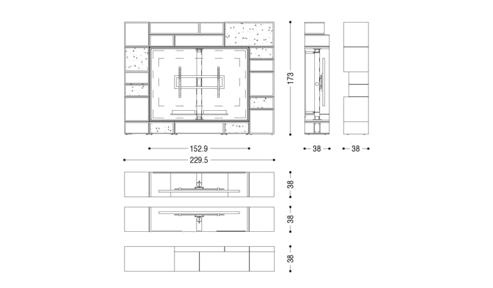 Riva 1920 Bücherregal Freedom