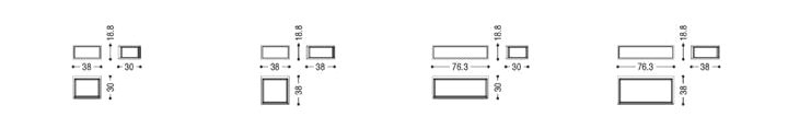 Riva 1920 Bücherregal Freedom