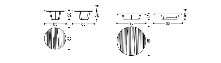 Riva 1920 Couchtisch Kohi Table