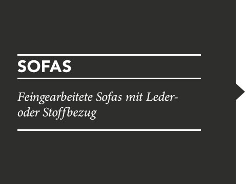 Feingearbeitete Riva 1920 Sofas mit Leder-oder Stoffbezug