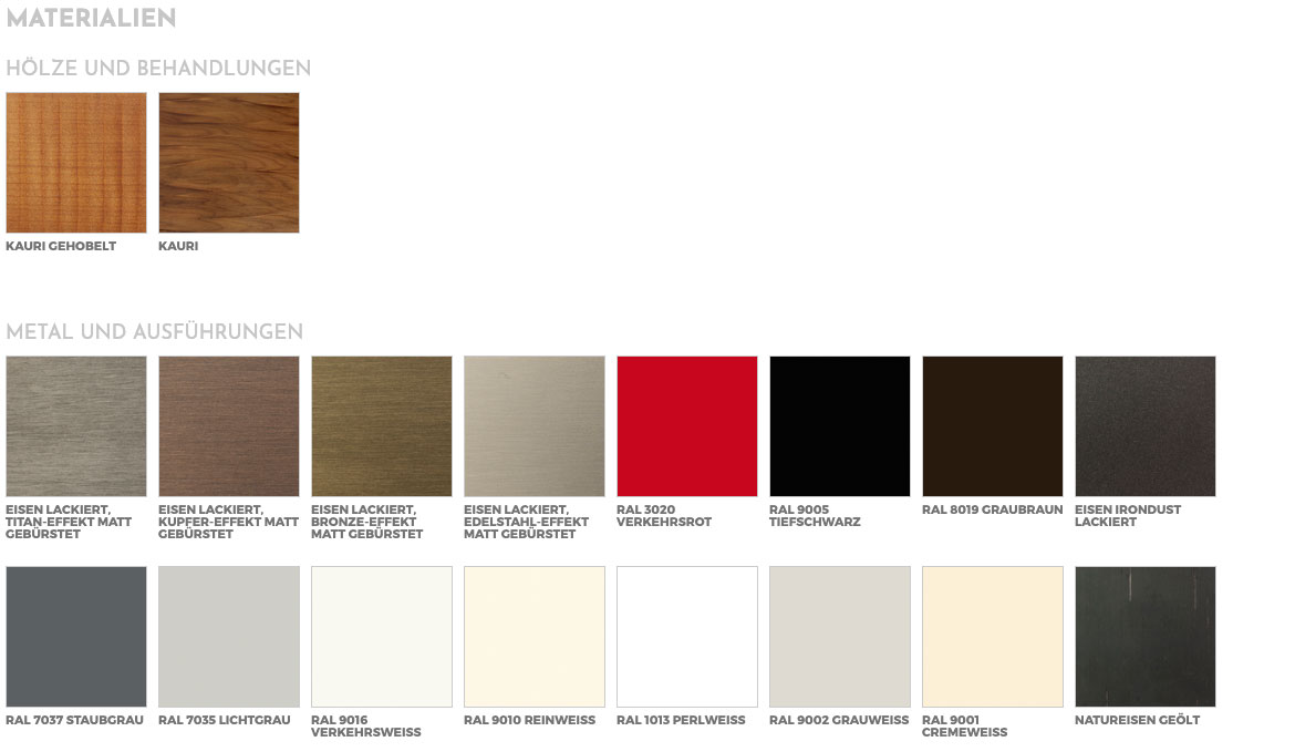 Riva 1920 Tisch Kauri Auckland Materialien Riva 1920 Tisch Kauri Auckland Materialien