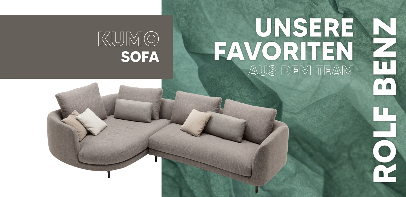 Möbel-Favoriten des Drifte Teams – Rolf Benz KUMO Sofagarnitur