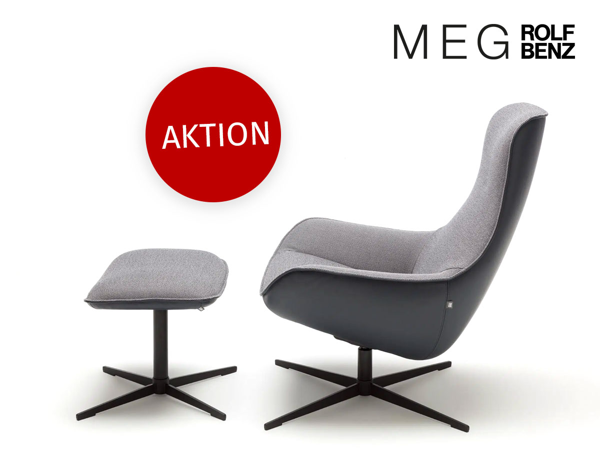 Design. Komfort. Wohlfühlen – mit MEG von Rolf Benz AKTION