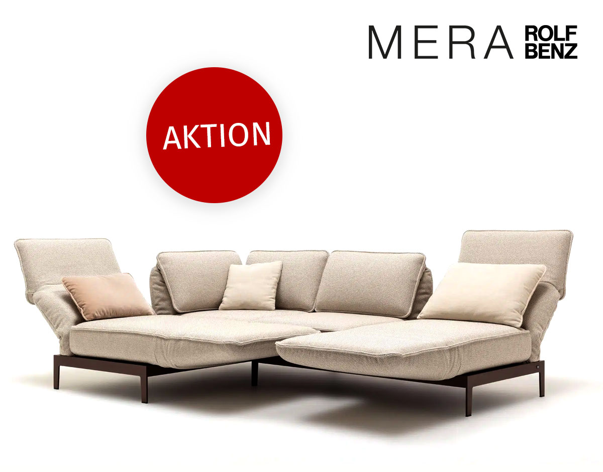 Eleganz. Leichtigkeit. Entspannen – mit MERA von Rolf Benz AKTION