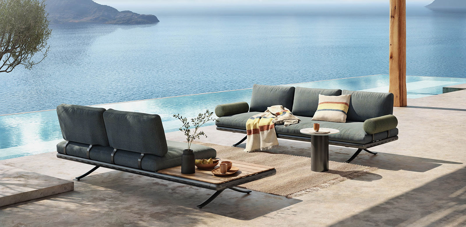 Rolf Benz YOKO. At home - outside. Rolf Benz YOKO. At home - outside.