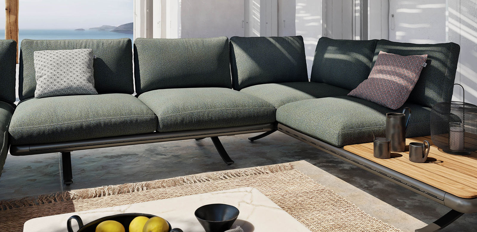 Rolf Benz YOKO. At home - outside. Rolf Benz YOKO. At home - outside.