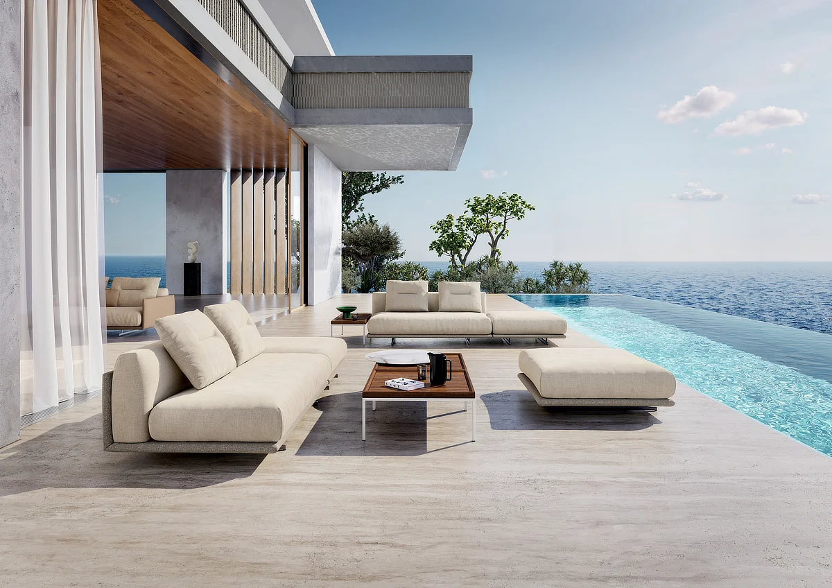 Rolf Benz TAYA Sofa Indoor und Outdoor