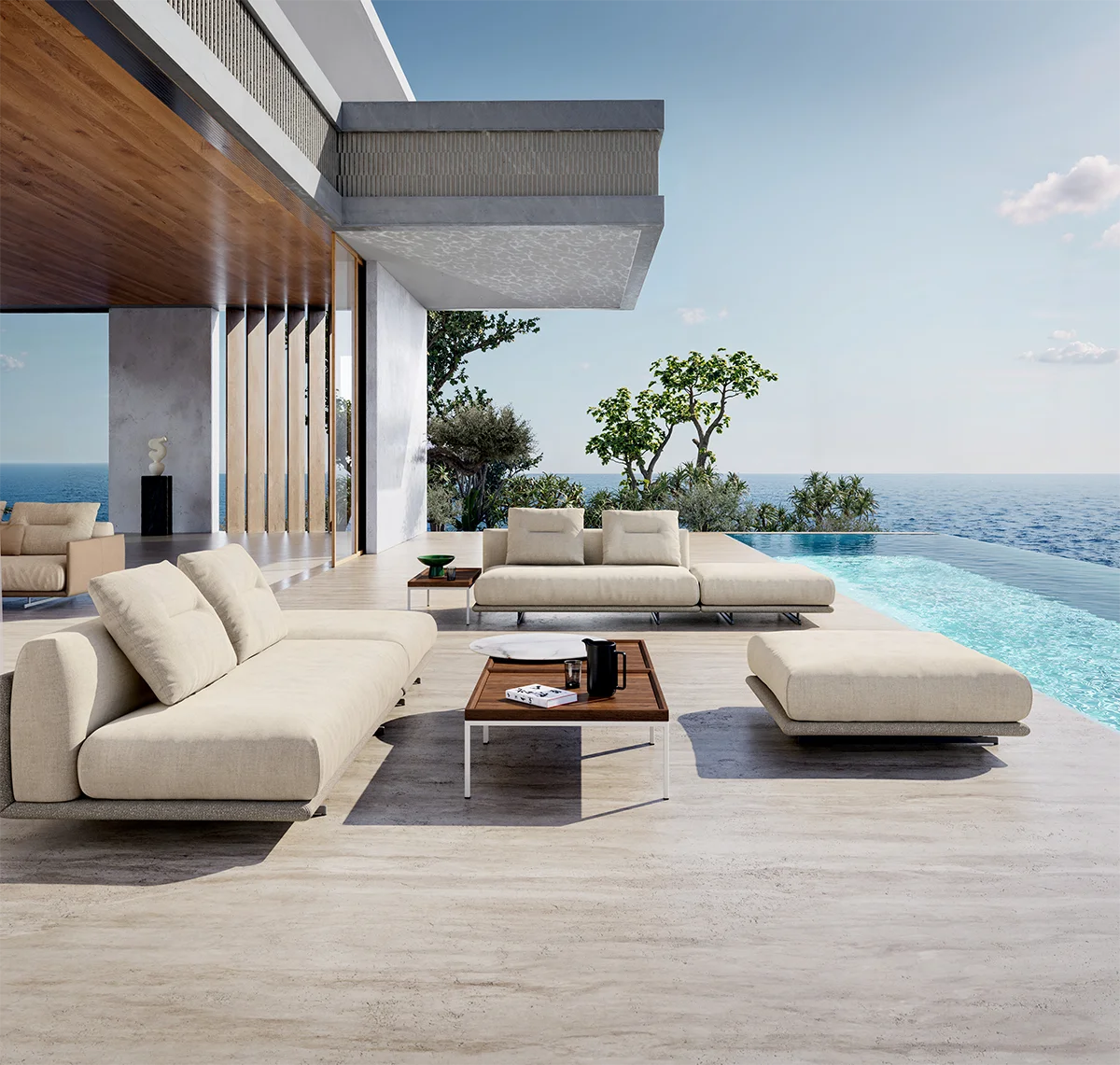 Rolf Benz TAYA Sofa Indoor und Outdoor