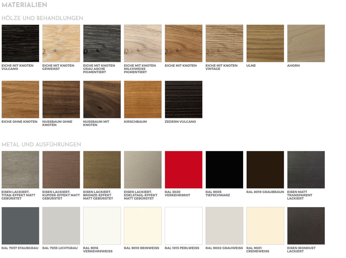 Riva 1920 Tisch Sky-Natura Squared Material