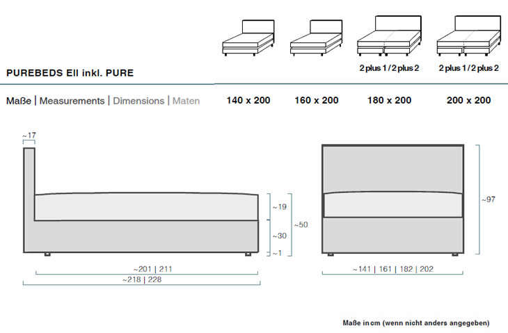 Schramm Polsterbett Purebeds ELL