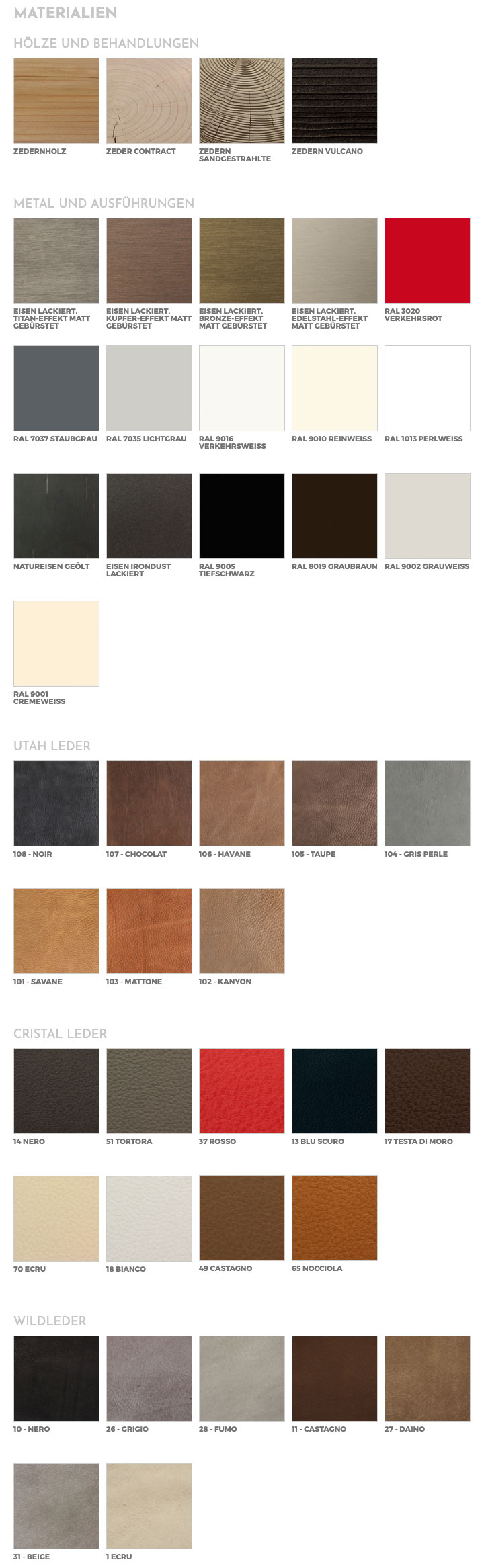 Riva 1920 Sessel Creus Material