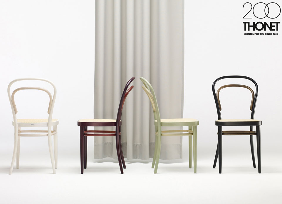 Thonet Kaffeehausstuhl 214 200 Jahre