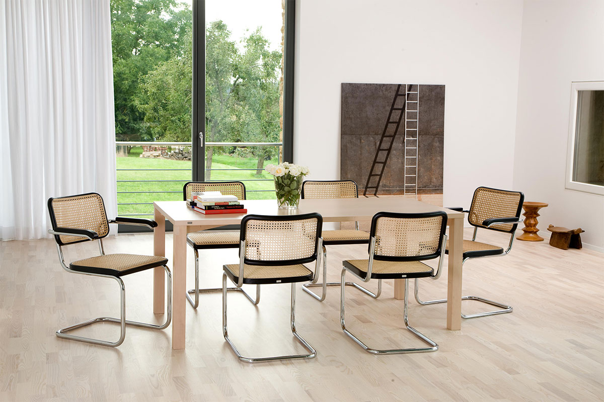 Thonet S 32 / S 64 Stahlrohr Freischwinger