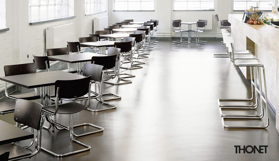 Thonet S 43 Stahlrohr Freischwinger Thonet S 43 Stahlrohr Freischwinger