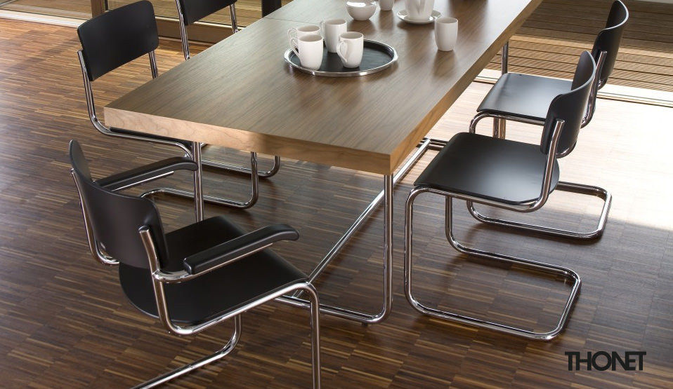 Thonet S 43 Stahlrohr Freischwinger Thonet S 43 Stahlrohr Freischwinger