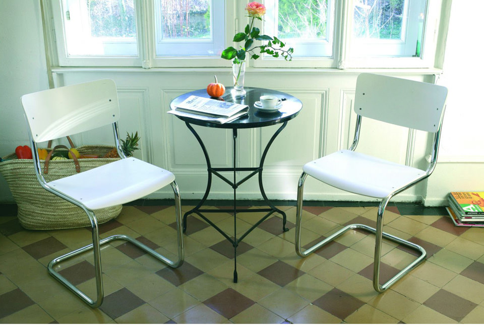 Thonet S 43 Stahlrohr Freischwinger