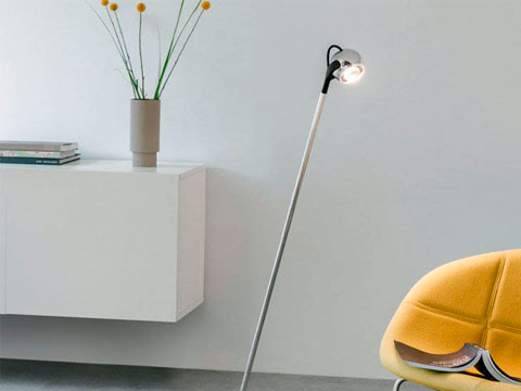 GRAU Stehleuchte FALLING STAR FLOOR