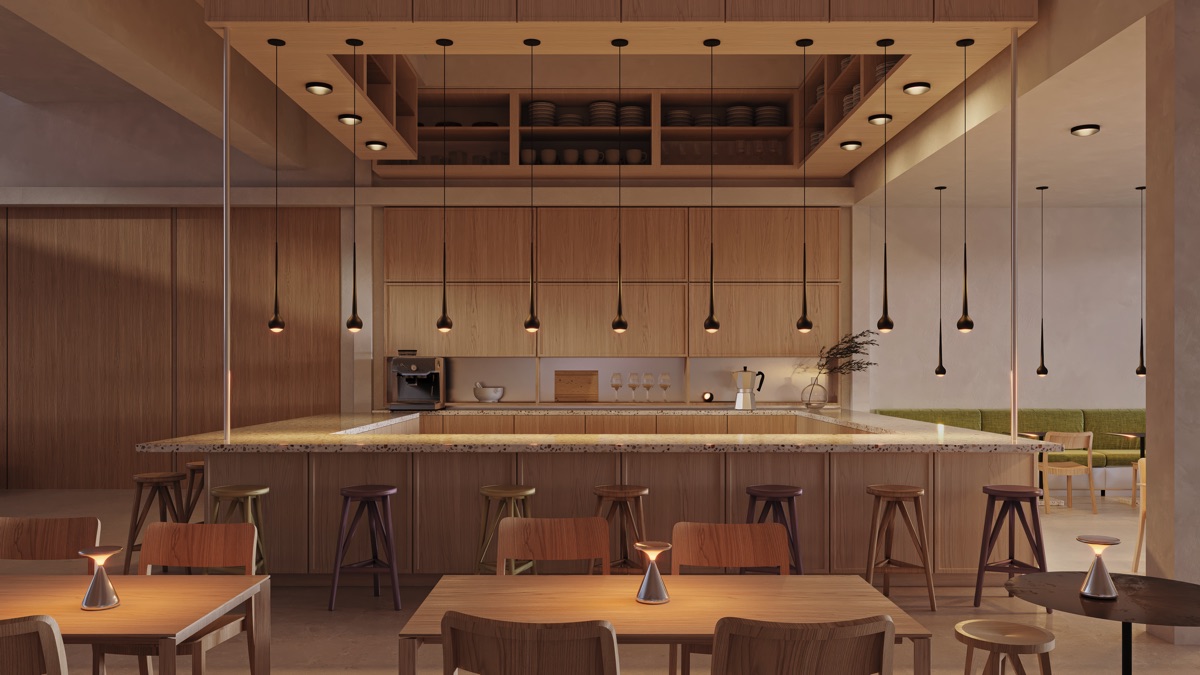 GRAU Tischleuchte Salt