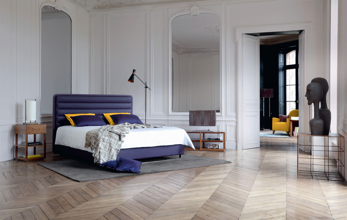 Treca Paris Boxspringbett Kopfteil Lounge passend zu Platinum und Prestige Treca Paris Kopfteil Lounge