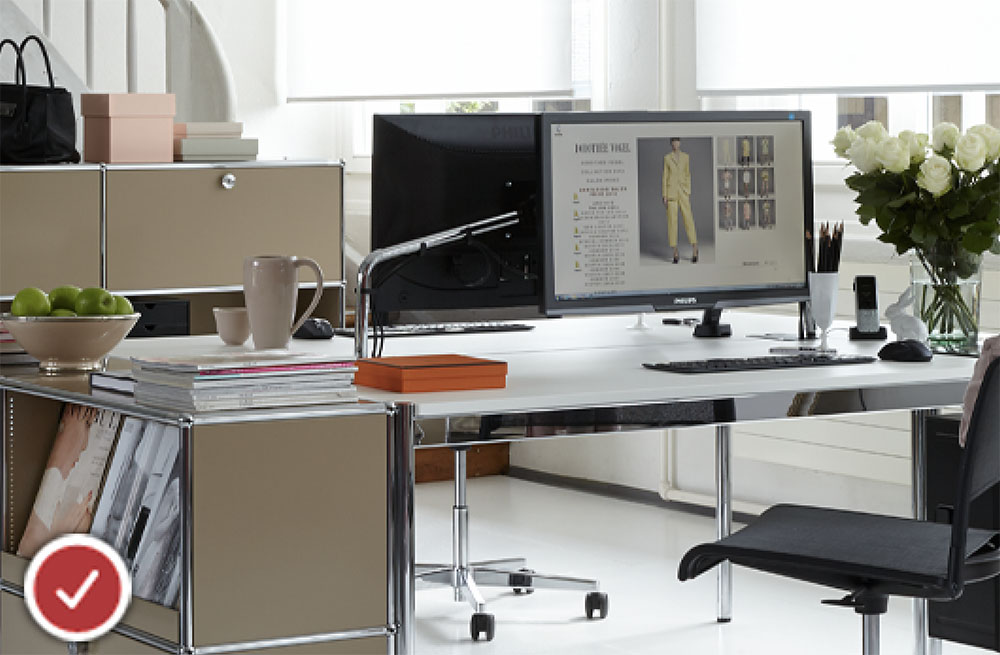 USM Büromöbel leasen bei Drifte Wohnform