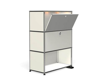 USM Haller E Kommode M20 mit dimmbaren Licht