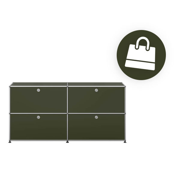 USM Sideboard Olivgrün limitierte Auflage