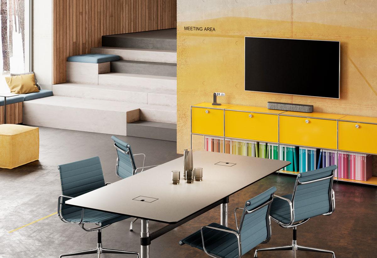 USM Büromöbel leasen bei Drifte Wohnform