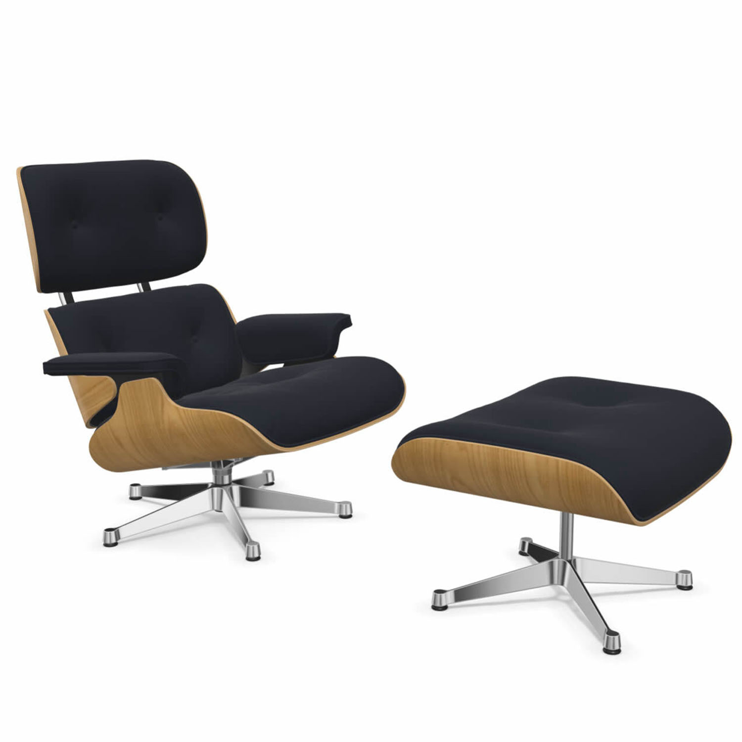 Lounge Chair Kastanie natur Bezug Calma