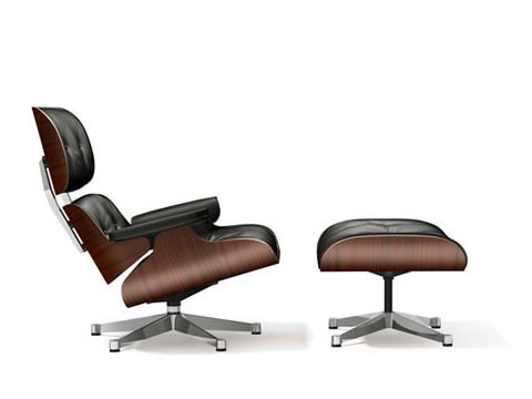 Lounge Chair & Ottoman, klassisch
