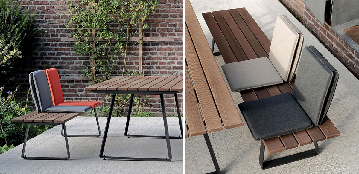 UKU Tisch und Bänke von Volker Weiss UKU Tisch und Bänke von Volker Weiss