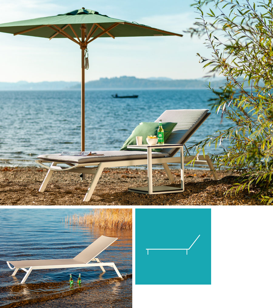 Sunlounger Minu von Weishäupl