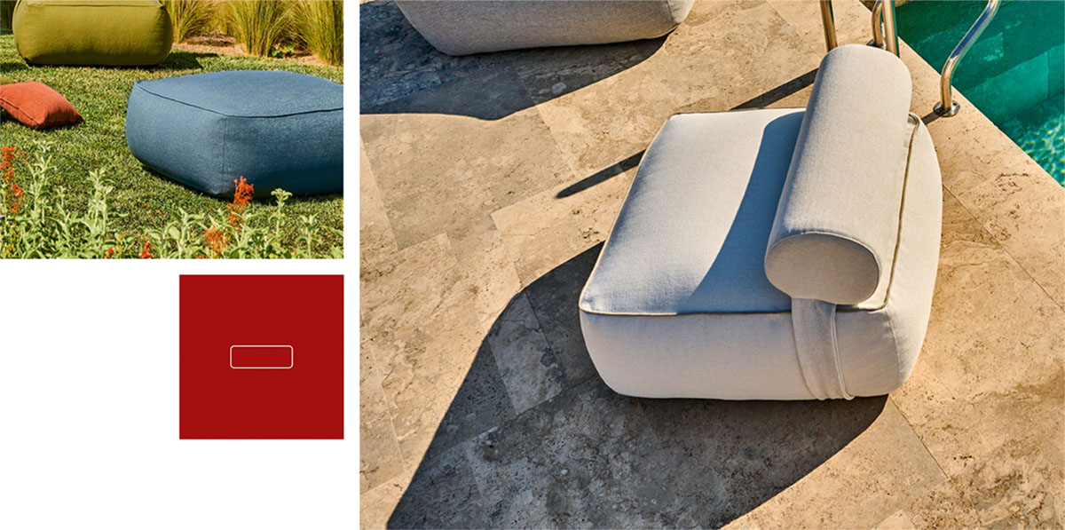 Weishäupl Maliha – Lounge Hocker eckig