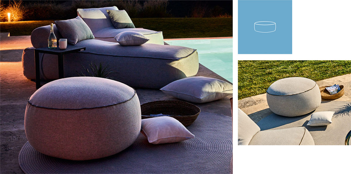 Weishäupl Lounge Hocker rund