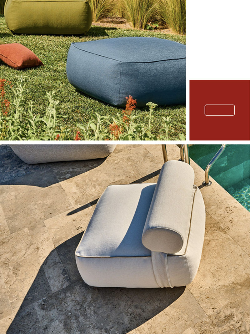 Weishäupl Maliha – Lounge Hocker eckig